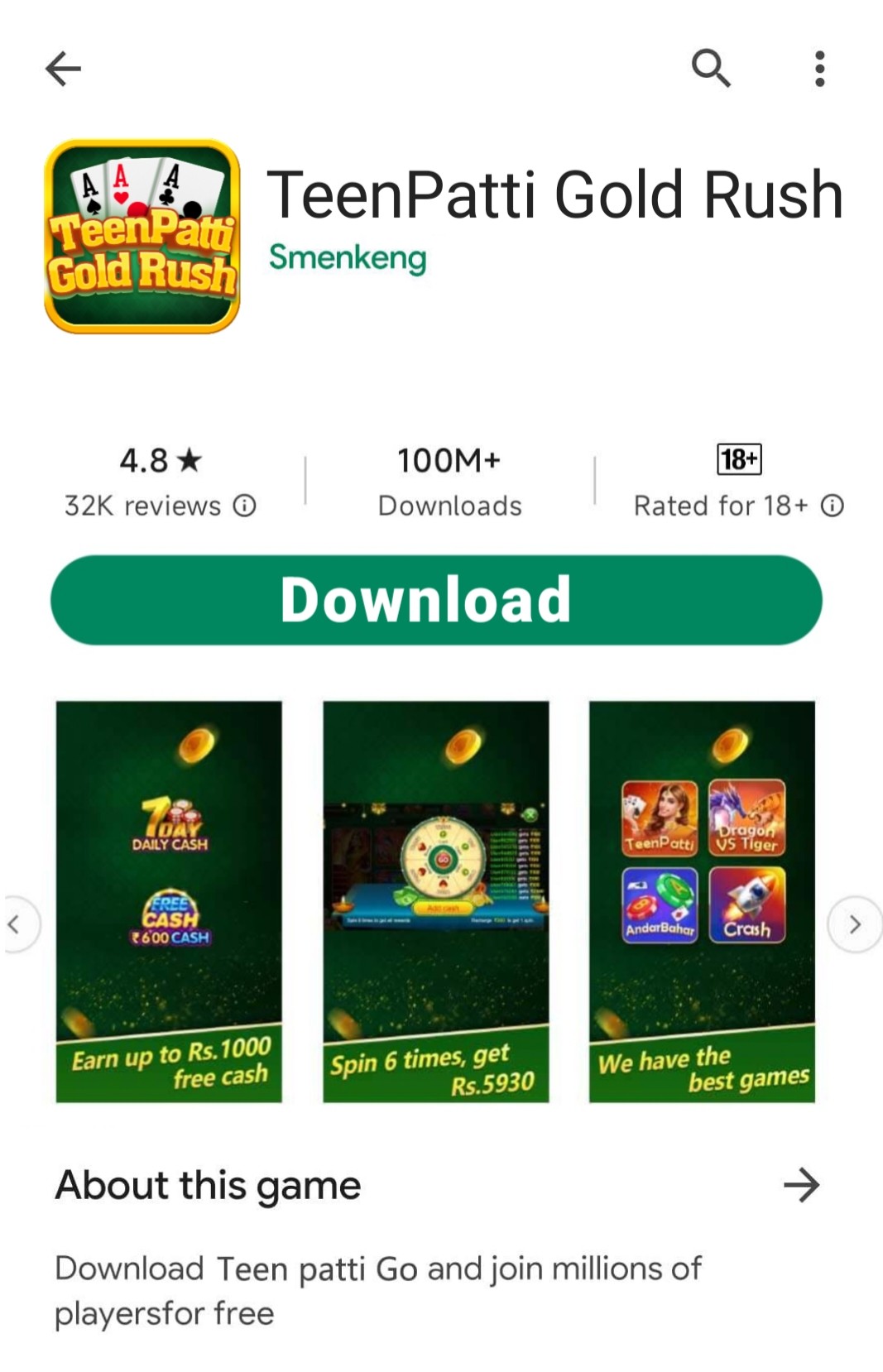 teen patti gold rush